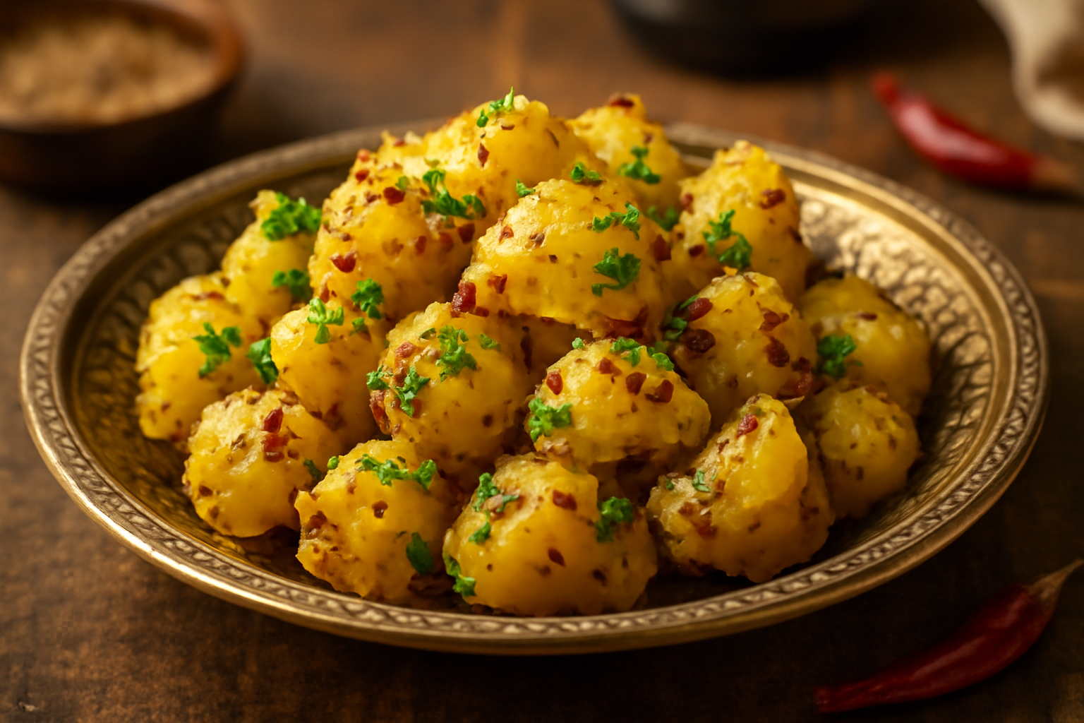 Ajwain Aloo
